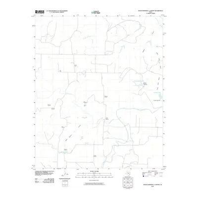 2010 Map of Seven Diamond L Canyon, 2010 Print