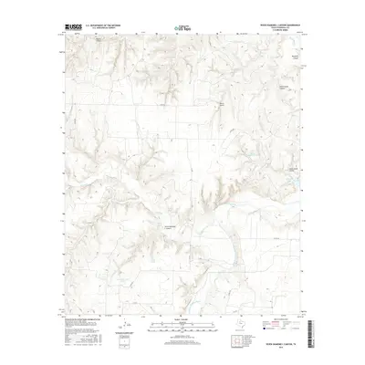 2016 Map of Seven Diamond L Canyon, 2016 Print