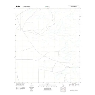 2012 Map of Seven Heart Gap NW, 2012 Print
