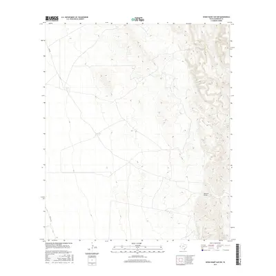 2016 Map of Seven Heart Gap NW, 2016 Print