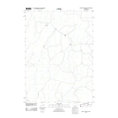 2012 Map of Seven L Creek East, 2012 Print