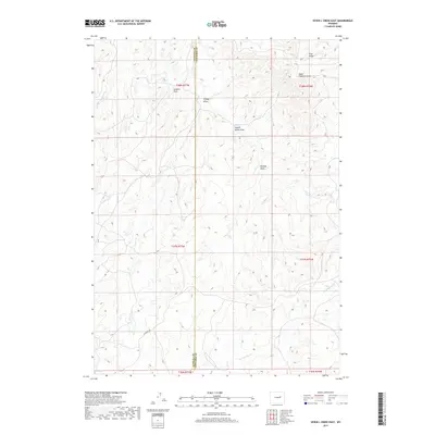 2017 Map of Seven L Creek East, 2017 Print