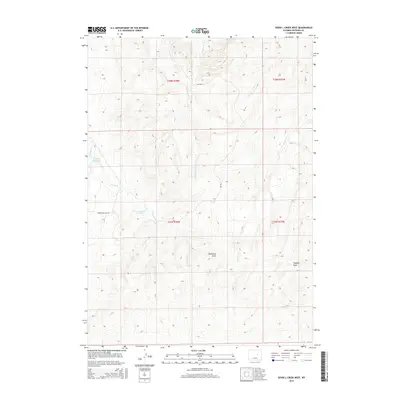 2015 Map of Seven L Creek West, 2015 Print