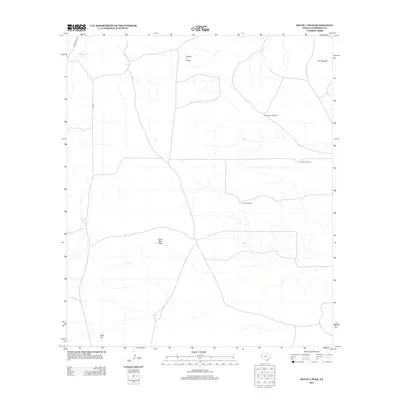 2013 Map of Seven L Peak, 2013 Print