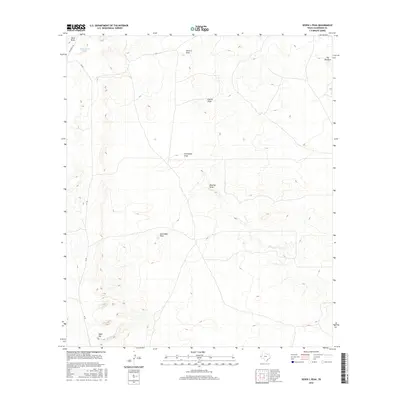 2016 Map of Seven L Peak, 2016 Print