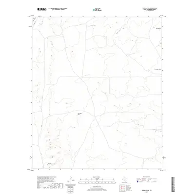 2019 Map of Seven L Peak, 2019 Print
