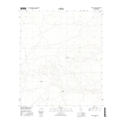 2016 Map of Seven L Peak NE, 2016 Print