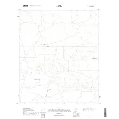 2019 Map of Seven L Peak NE, 2019 Print
