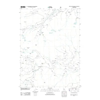 2012 Map of Seven Lakes Basin, 2012 Print