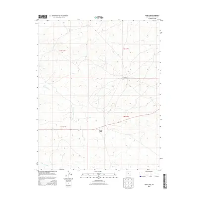 2013 Map of Seven Lakes, 2013 Print