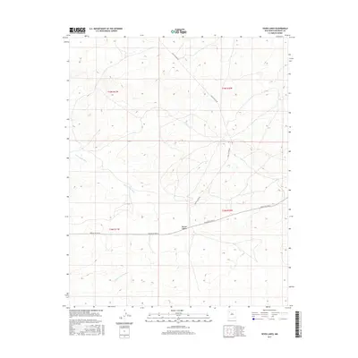 2017 Map of Seven Lakes, 2017 Print