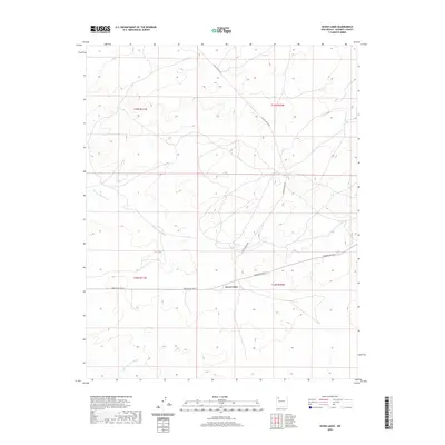 2020 Map of Seven Lakes, 2020 Print