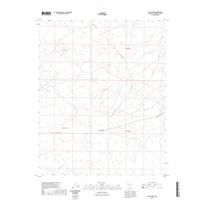 2023 Map of Seven Lakes, 2023 Print
