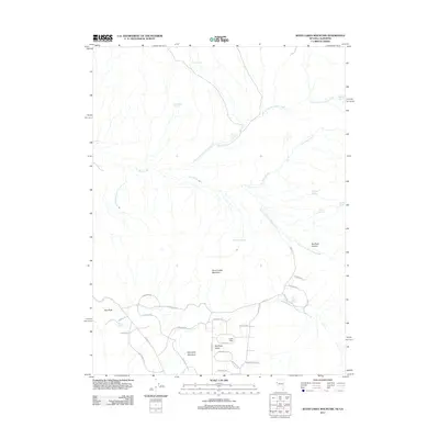 2011 Map of Seven Lakes Mountain, 2011 Print