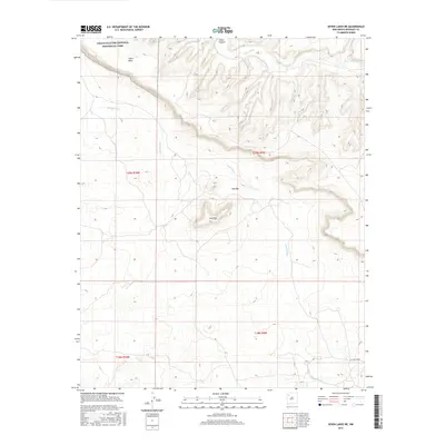2017 Map of Seven Lakes NE, 2017 Print