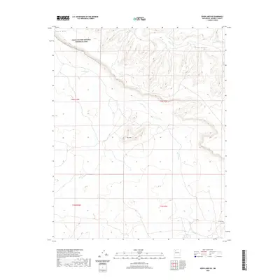 2020 Map of Seven Lakes NE, 2020 Print