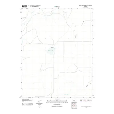 2010 Map of Seven Lakes Reservoir, 2010 Print