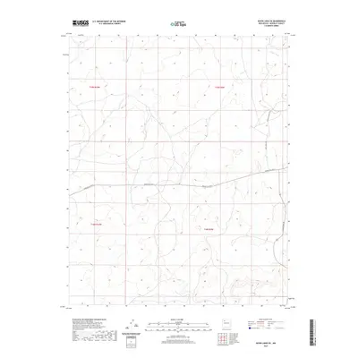 2020 Map of Seven Lakes SE, 2020 Print