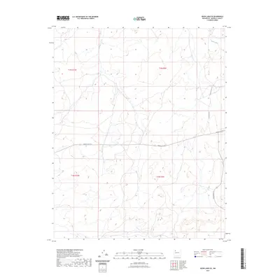 2023 Map of Seven Lakes SE, 2023 Print