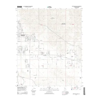 2015 Map of Seven Palms Valley, 2015 Print