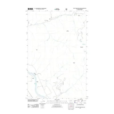 2011 Map of Seven Point Mountain, 2011 Print