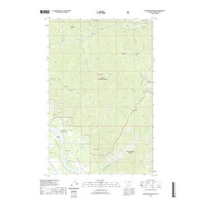 2020 Map of Seven Point Mountain, 2020 Print