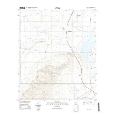 2013 Map of Seven Rivers, 2013 Print
