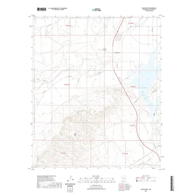 2020 Map of Seven Rivers, 2020 Print