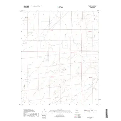 2018 Map of Seven Springs, 2018 Print