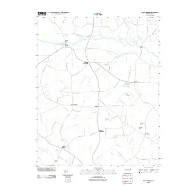 2010 Map of Seven Springs, 2010 Print