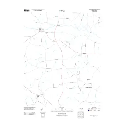 2013 Map of Seven Springs, 2013 Print