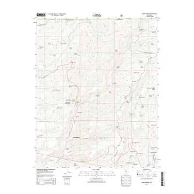 2013 Map of Seven Springs, 2013 Print