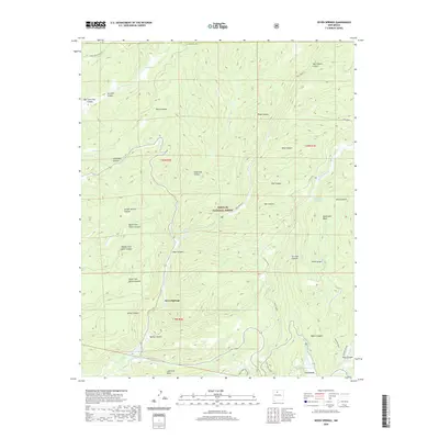 2020 Map of Seven Springs, 2020 Print