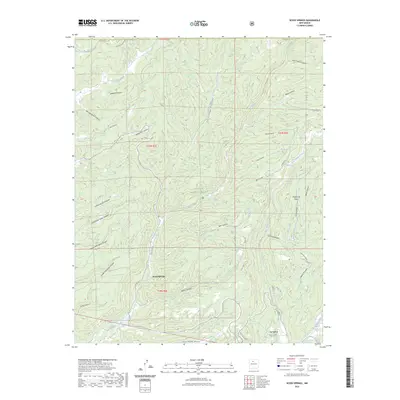 2023 Map of Seven Springs, 2023 Print