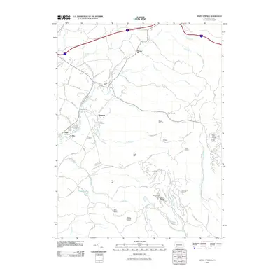 2010 Map of Seven Springs, 2010 Print
