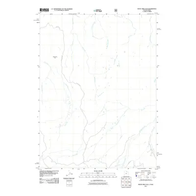 2011 Map of Seven Tree Flat, 2011 Print