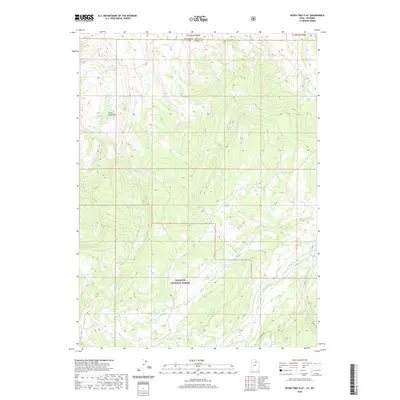 2020 Map of Seven Tree Flat, 2020 Print