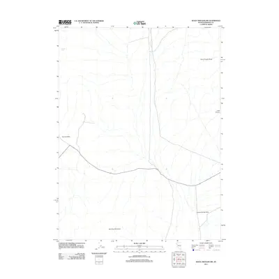 2011 Map of Seven Troughs NW, 2011 Print