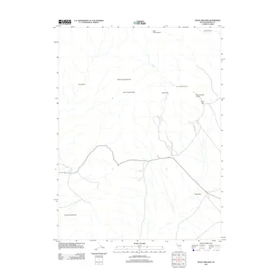 2011 Map of Seven Troughs, 2011 Print
