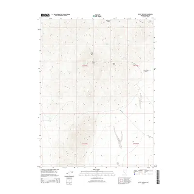 2015 Map of Seven Troughs, 2015 Print