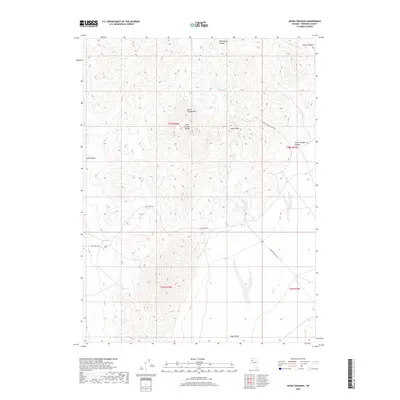 2018 Map of Seven Troughs, 2018 Print