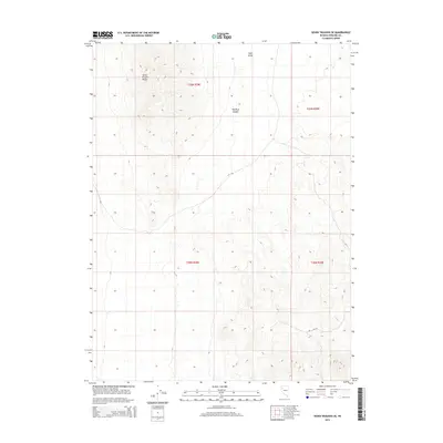 2014 Map of Seven Troughs SE, 2014 Print
