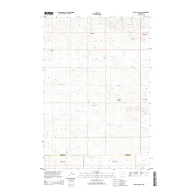 2014 Map of Seven-up Butte, 2014 Print