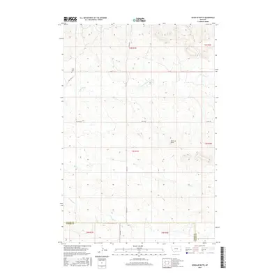2017 Map of Seven-up Butte, 2017 Print
