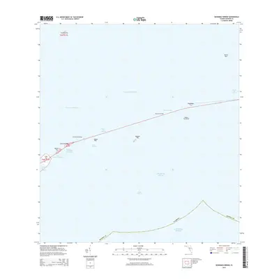 2015 Map of Sevenmile Bridge, 2015 Print