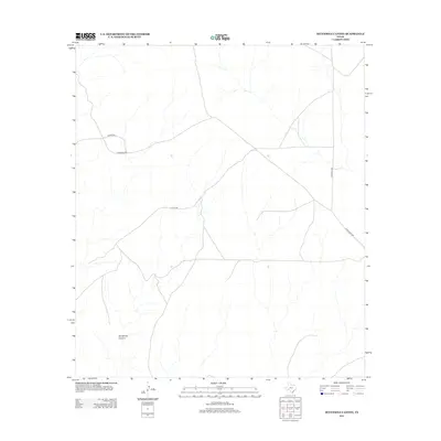 2012 Map of Sevenmile Canyon, 2012 Print