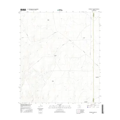 2016 Map of Sevenmile Canyon, 2016 Print