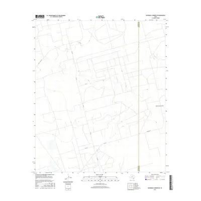 2016 Map of Sevenmile Corner NE, 2016 Print