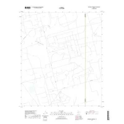 2019 Map of Sevenmile Corner NE, 2019 Print