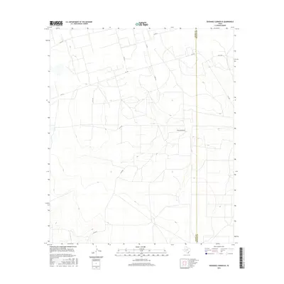 2016 Map of Sevenmile Corner SE, 2016 Print